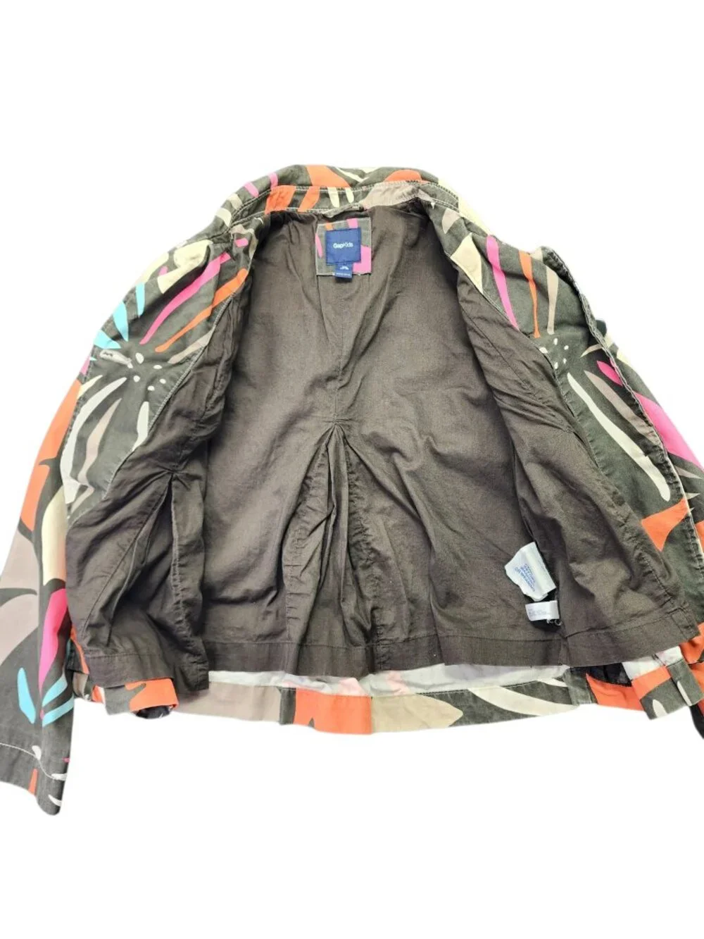 GapKids Multicolored Monarch Jacket Size 14-16 Button Up Lined